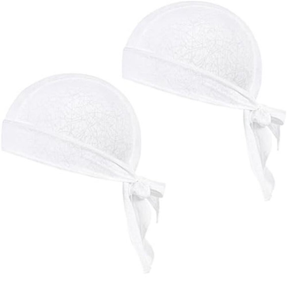 Cooling Bandana Cap Sweat Wicking Doo Rag Helmet Liner Running Cycling Outdoor